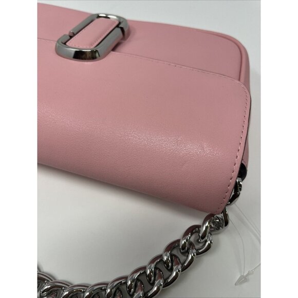 Marc Jacobs The J Pink Quartz Smooth Leather Shoulder Crossbody Handbag Purse - Picture 14 of 14